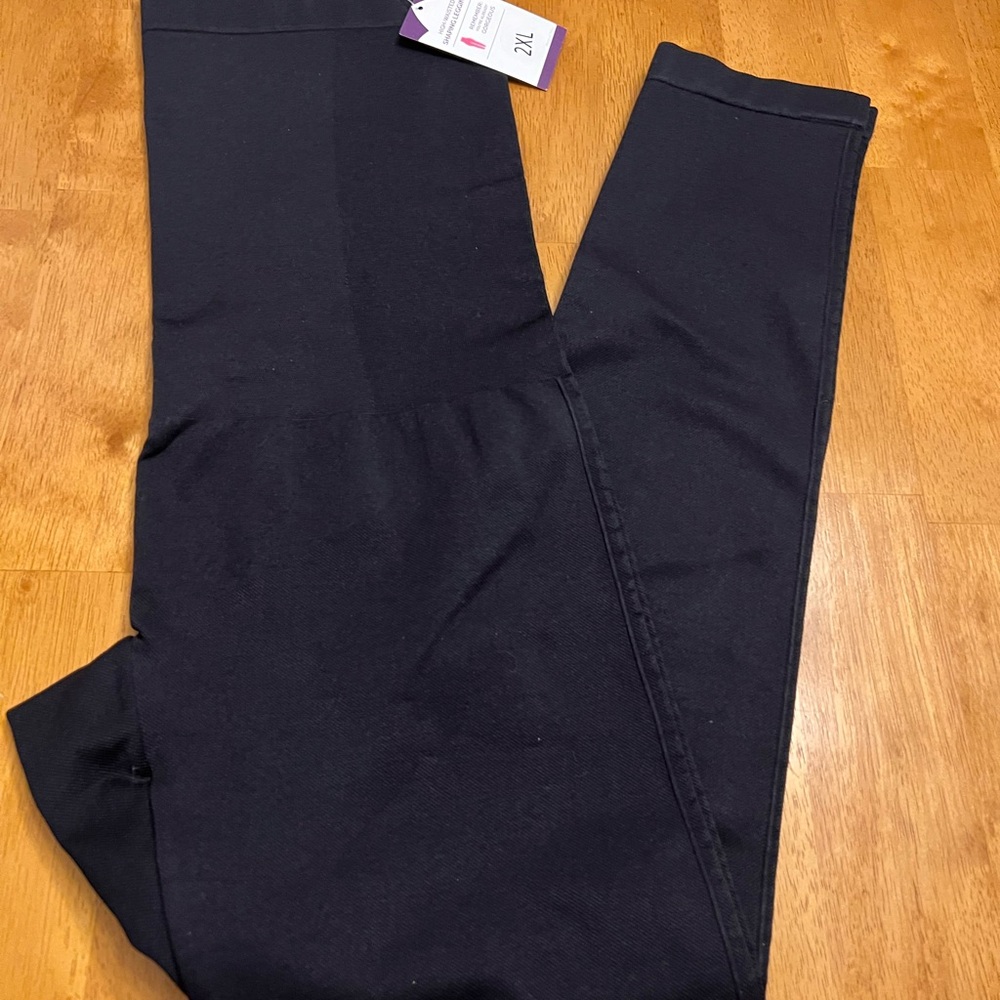 Shapermint Black Leggings with Classic Silhouette